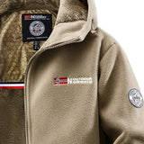 Men's Fleece-Lined Hooded Thermal Jacket