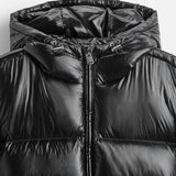 Men's Oversized Hooded Quilted Puffer Jacket