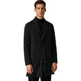 Men's Tailored Wool Overcoat – Timeless Long Winter Coat for Both Smart and Casual Outfits