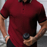 Colorblock Polo Shirt for Men