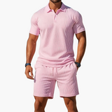 Men's Polo Shirt & Shorts Set