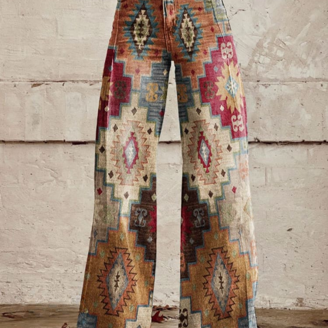 Women's Elegant Brown Trousers