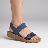 Women's Slip-On Sandals With Stretch Comfort Straps