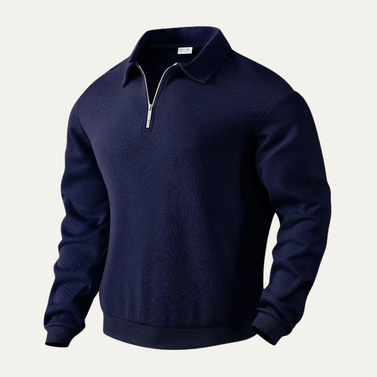 Men's Quarter Zip Lightweight Classic Fit Sweater