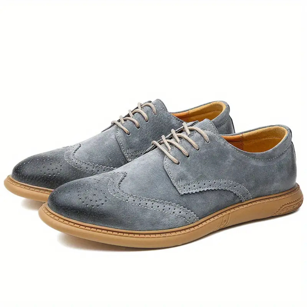 Men's Suede Casual Oxford Shoes