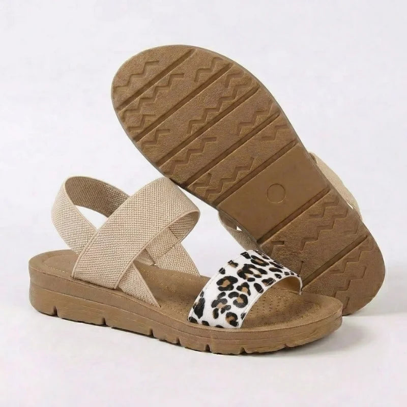Women's Slip-On Sandals With Stretch Comfort Straps