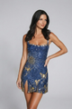 Women's Butterfly Sequin Mini Dress