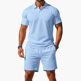 Men's Polo Shirt & Shorts Set