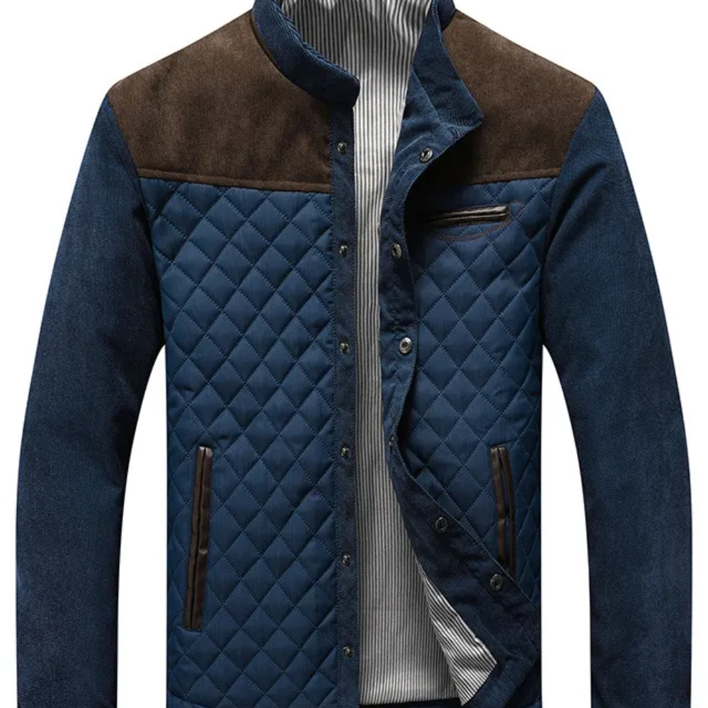 Men's Structured Autumn/Winter Jacket in Brown or Grey