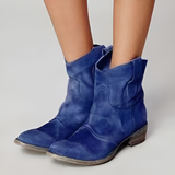 Women's Lightweight Brown Suede Autumn Boots