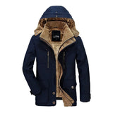 Men's Hooded Sherpa Lined Winter Parka
