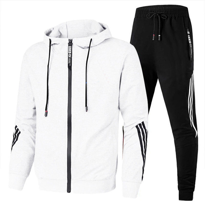 Men's Cotton Blend Breathable Tracksuit Set