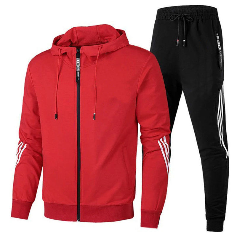 Men's Cotton Blend Breathable Tracksuit Set