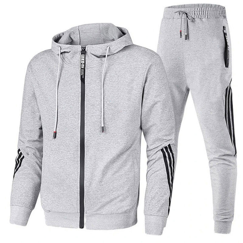 Men's Cotton Blend Breathable Tracksuit Set