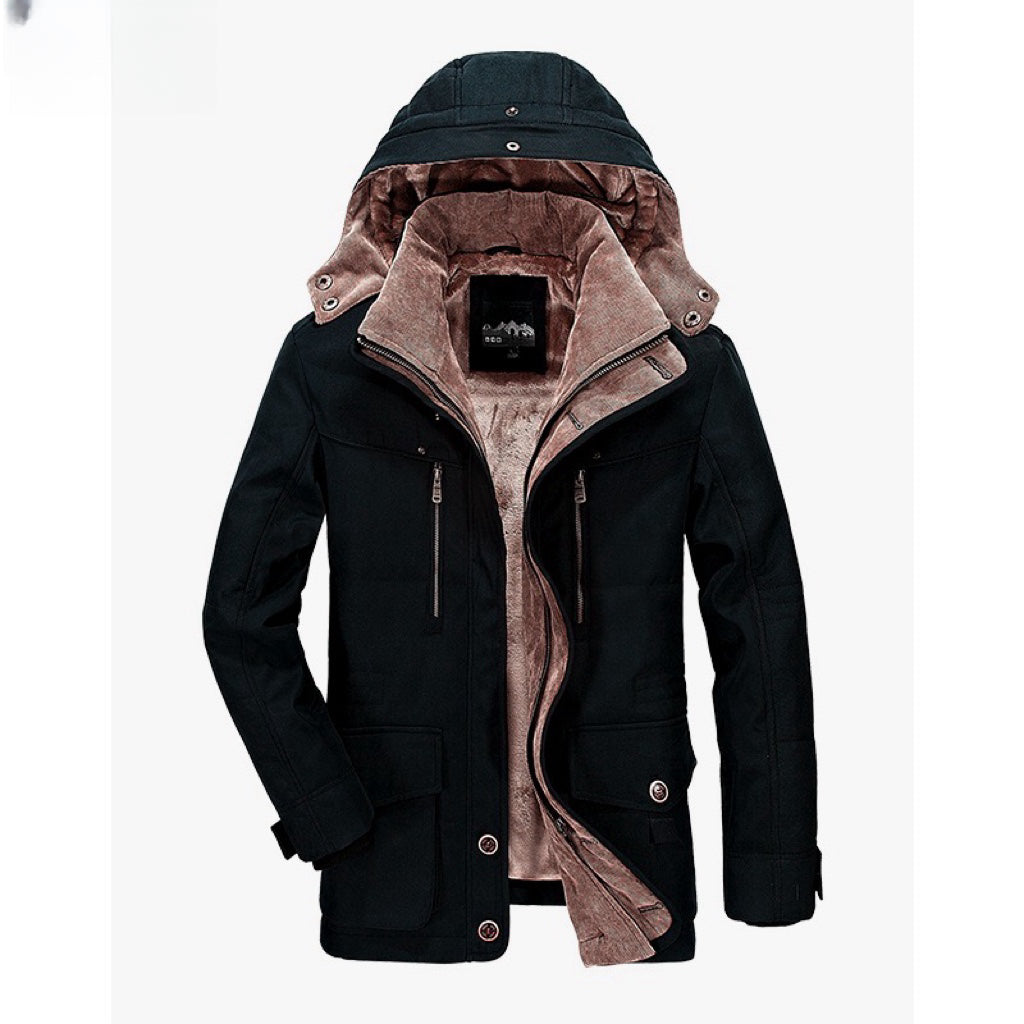 Men's Hooded Winter Parka Jacket