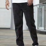 Men's Loose Fit Casual Denim Jeans
