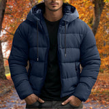 Men's Hooded Quilted Puffer Jacket