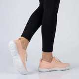 Men's Wide Toe Box Knit Slip-On Walking Shoes