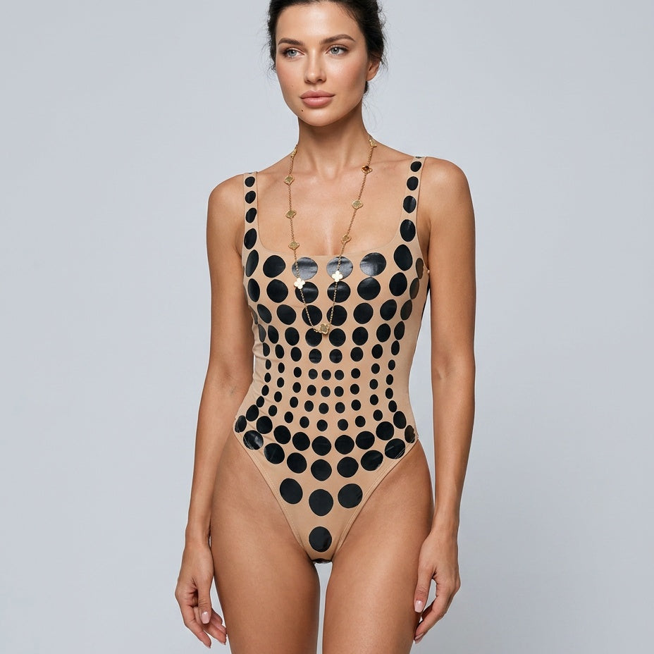 Women's Polka Dot Bodysuit