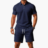 Men's Polo Shirt & Shorts Set