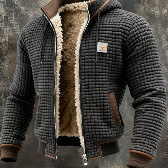 Men's Padded Thermal Wind-Resistant Winter Jacket