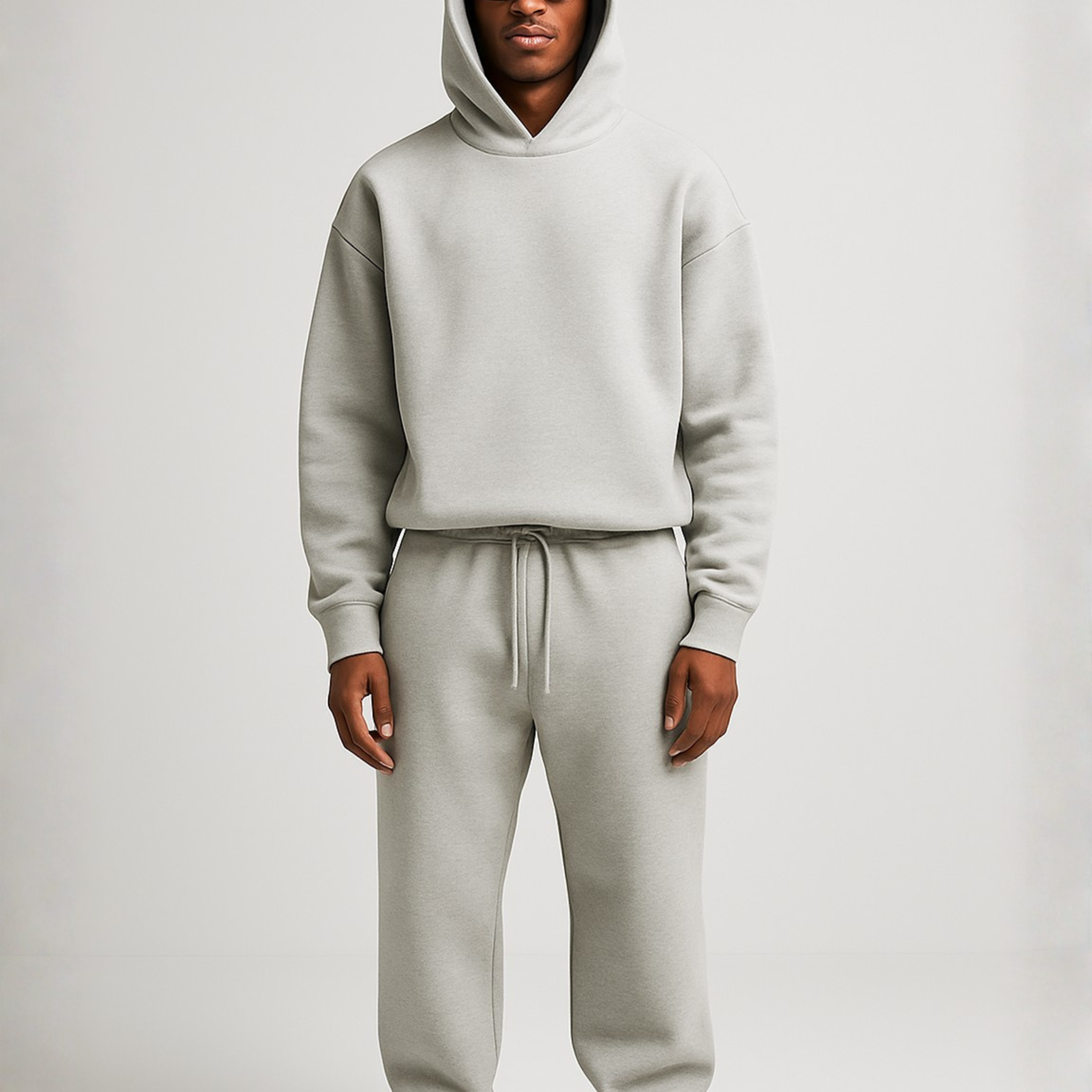 Men's Lightweight Black Oversized Hoodie