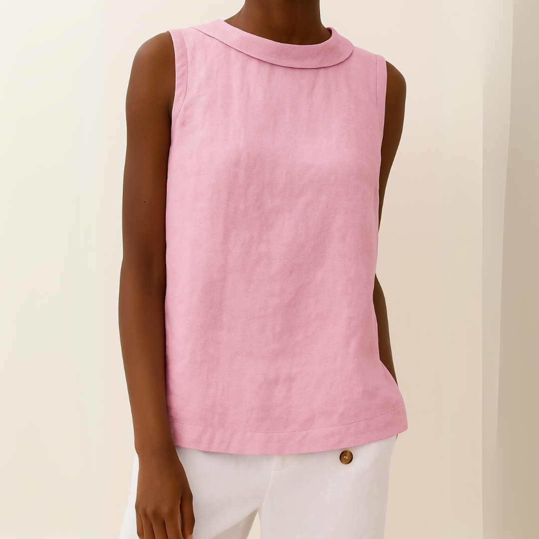 Women's Sleeveless Relaxed-Fit Lightweight Summer Blouse