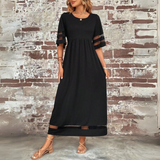 Women's Classic Black Long Dress