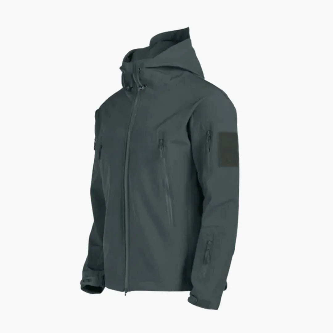 Men's Hooded Softshell Zip Jacket