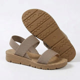 Women's Slip-On Sandals With Stretch Comfort Straps