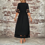 Women's Classic Black Long Dress