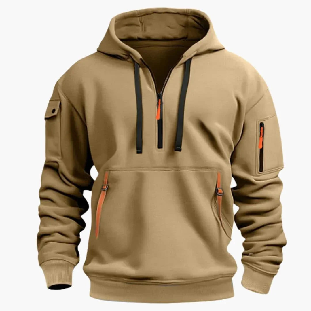 Men's Drawstring Hooded Pullover Hoodie
