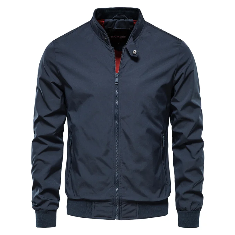 Men's Stand Collar Bomber Jacket