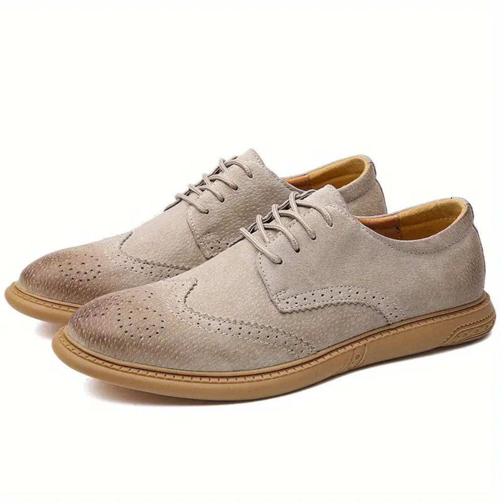 Men's Suede Casual Oxford Shoes