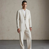 LINEN BLEND SUIT FOR MEN