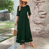 Women's Classic Black Long Dress