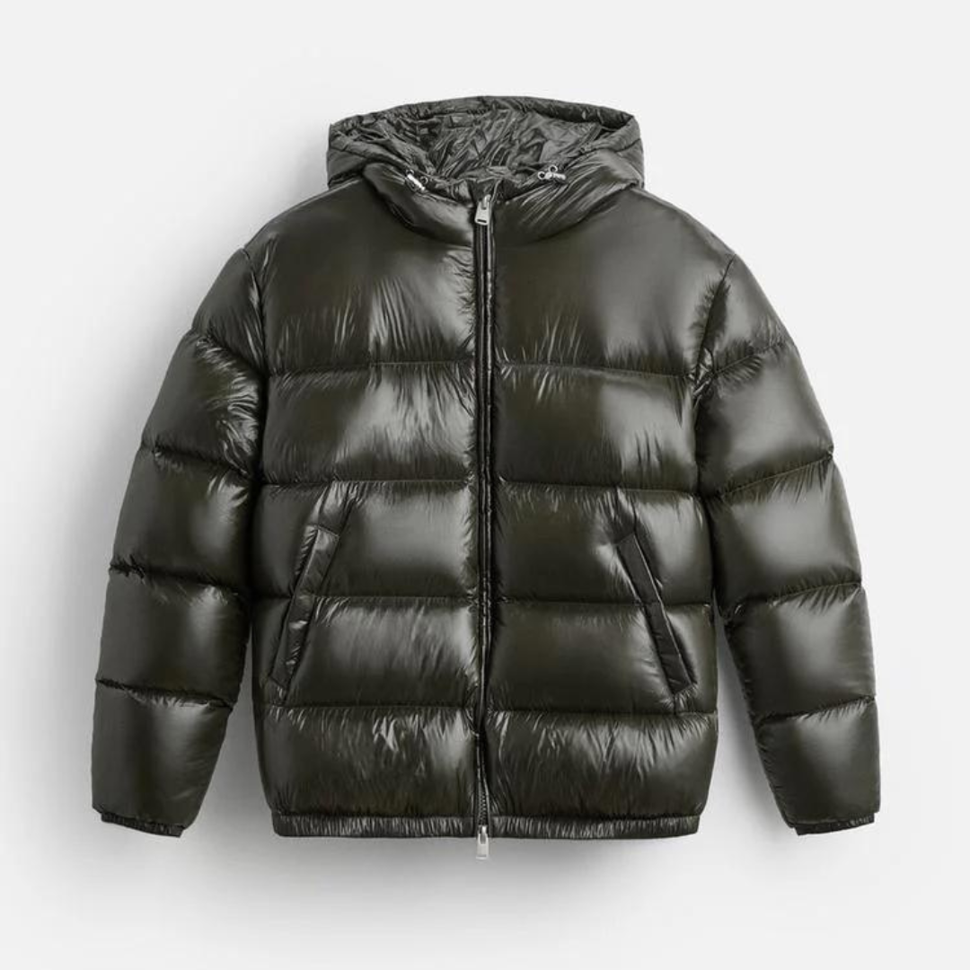 Men's Hooded Quilted Puffer Jacket