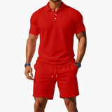 Men's Polo Shirt & Shorts Set
