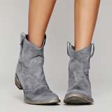 Women's Lightweight Brown Suede Autumn Boots