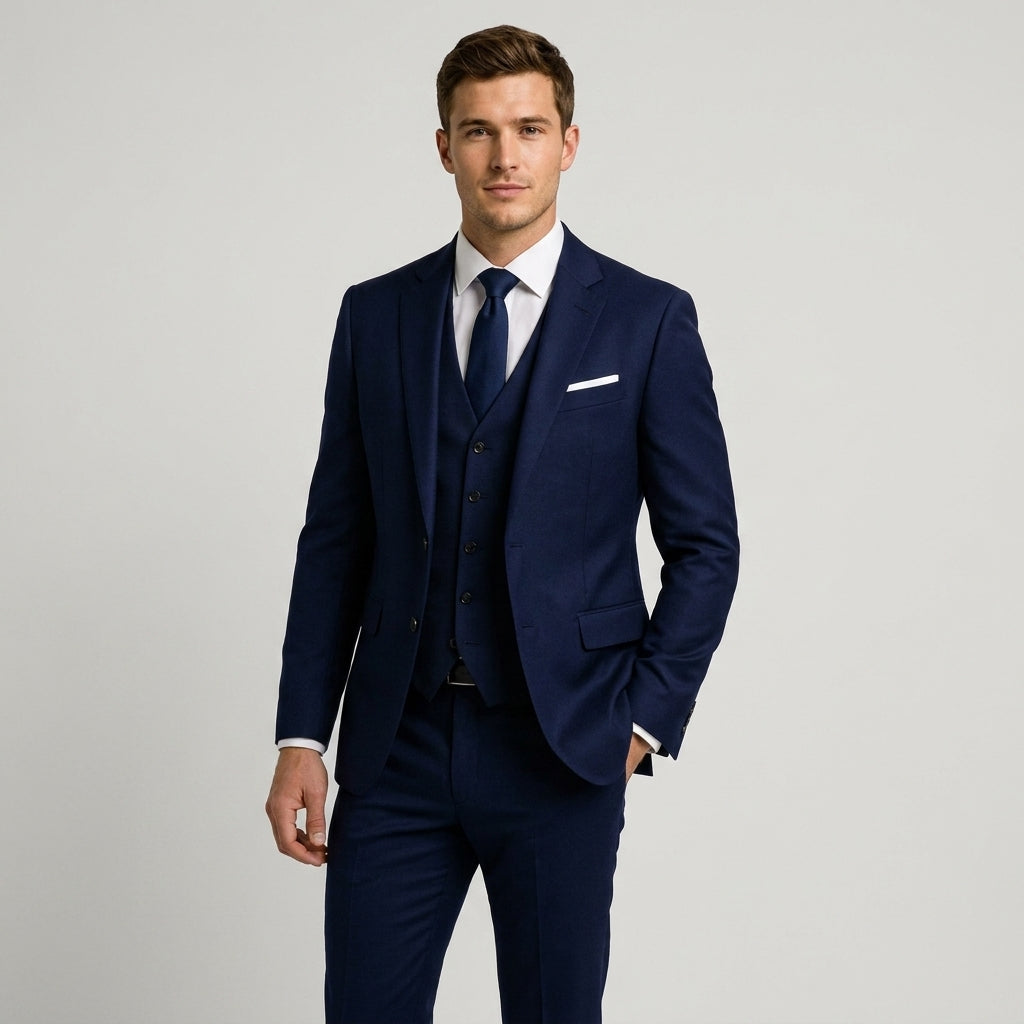 Men's Lightweight Navy Slim Fit Blazer