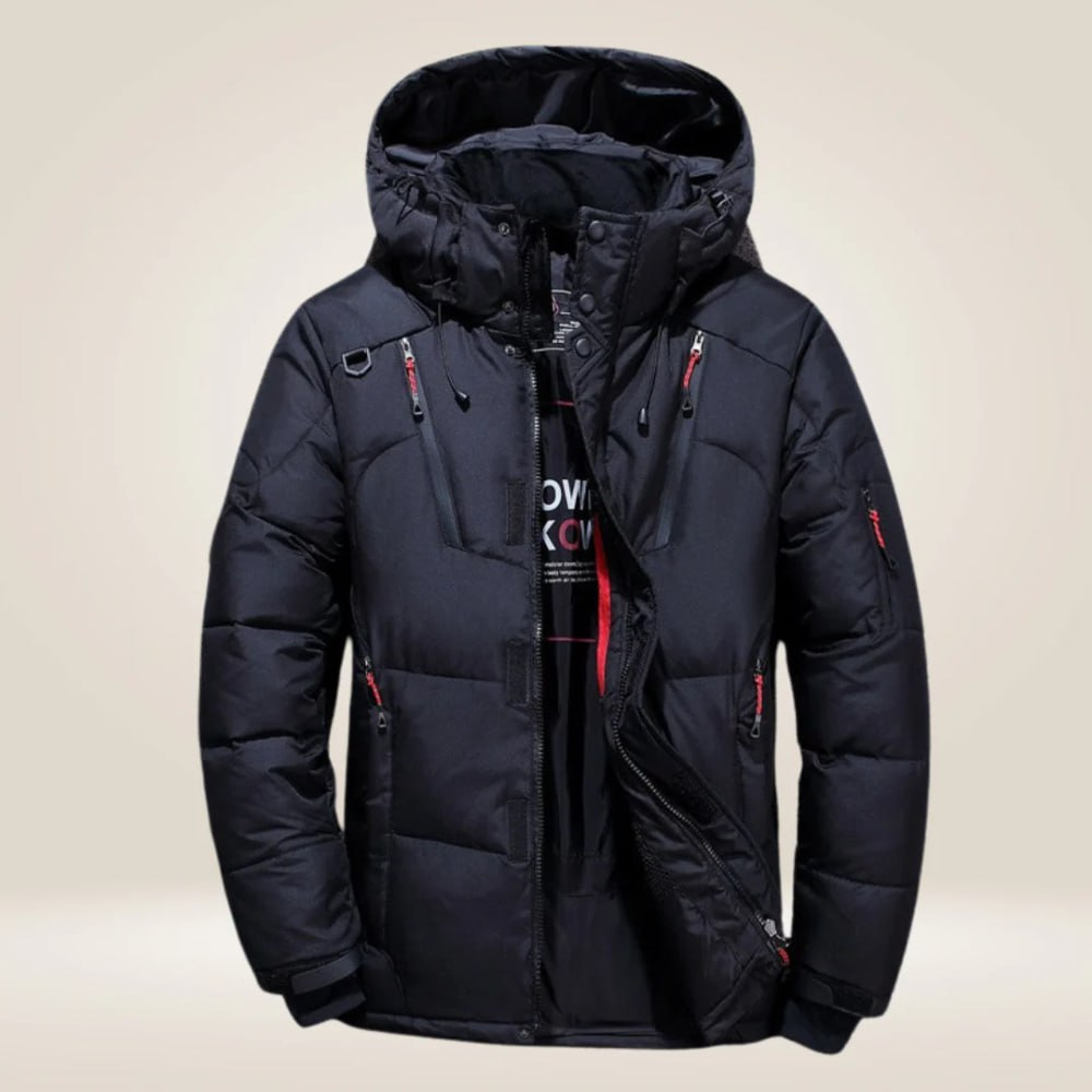 Men's Hooded Insulated Puffer Jacket