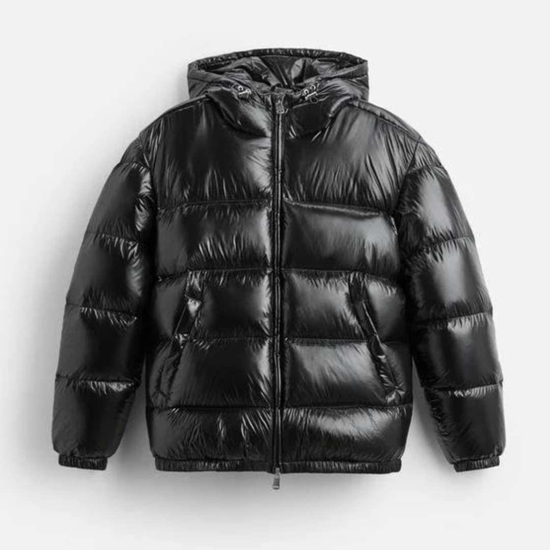 Men's Oversized Hooded Quilted Puffer Jacket