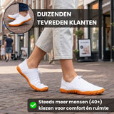 Men's Wide Toe Box Knit Slip-On Walking Shoes