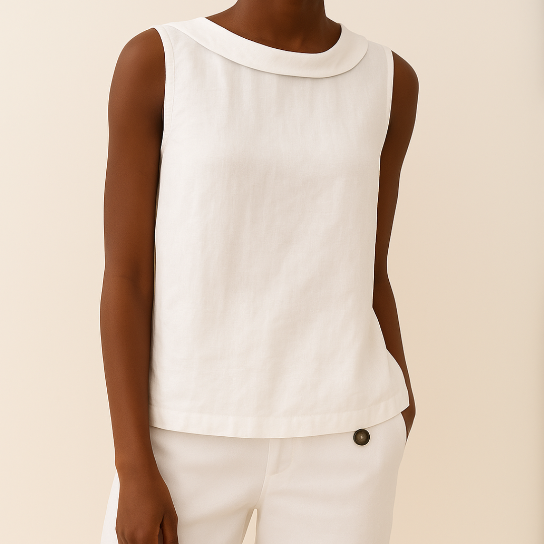 Women's Sleeveless Relaxed-Fit Lightweight Summer Blouse