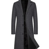 Classic Men's Long Overcoat