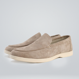 Men's Suede Loafers with Minimalist Design