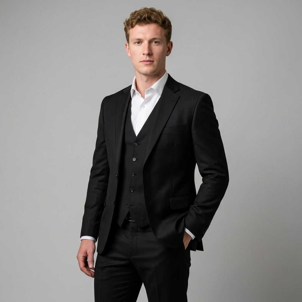 Men's Lightweight Navy Slim Fit Blazer