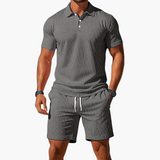 Men's Polo Shirt & Shorts Set