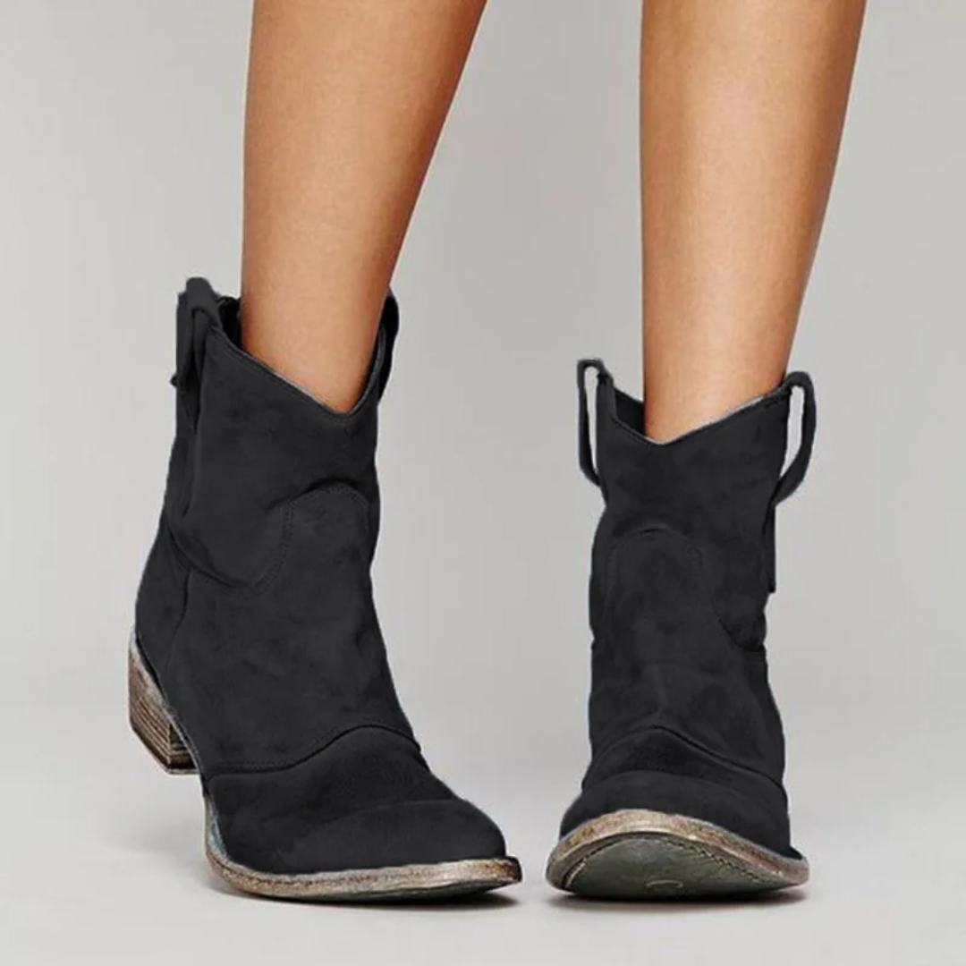 Women's Lightweight Brown Suede Autumn Boots
