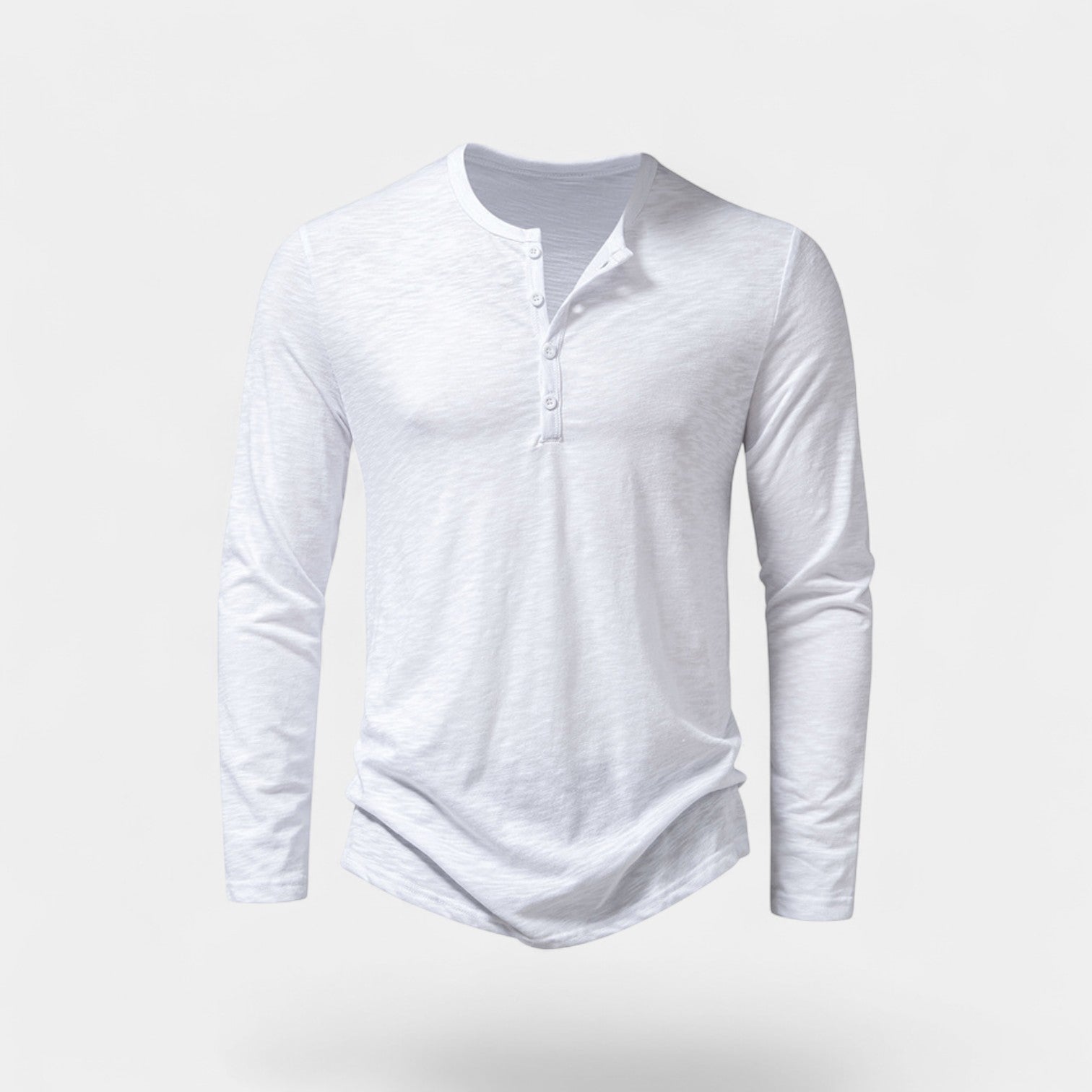 Men's Long Sleeve Henley T-Shirt